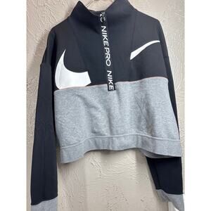 Nike Dri-Fit Pro Get Fit Fleece 1/2 Zip Jacket Women’s CJ3466-010 Size XL